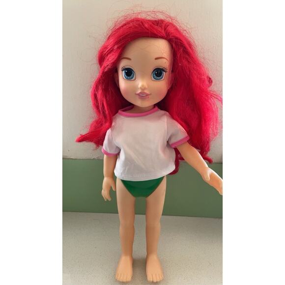 Ariel 16" Disney Animator's Collection Toddler Doll Little Mermaid With Clothes - Picture 2 of 5